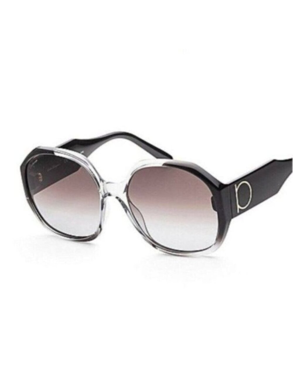 Salvatore Ferragamo Sunglasses Oversized Black Gradient Designer  SF943SL - Picture 5 of 13